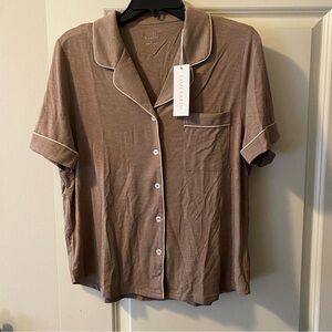 Cozy Earth Walnut PJ Top - Size S